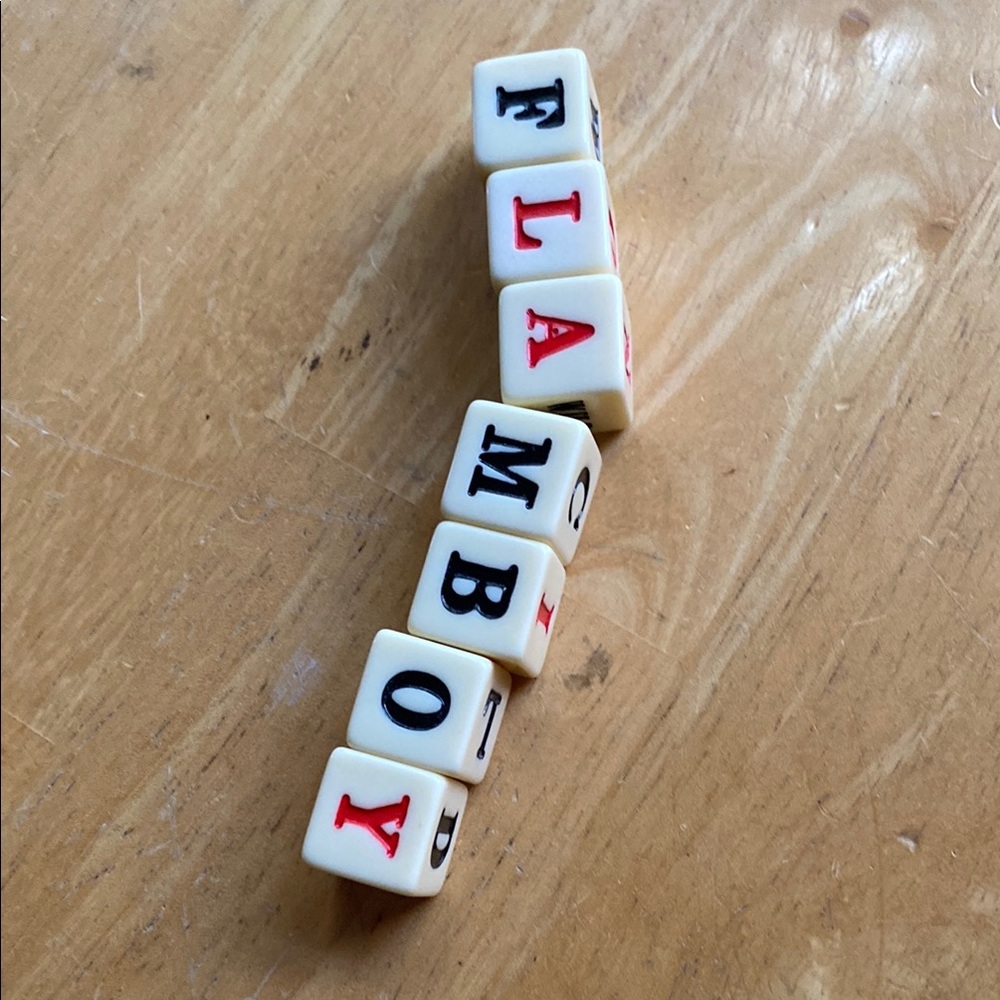 Dicecapades Board Game Replacement Parts 7 Letter Dice